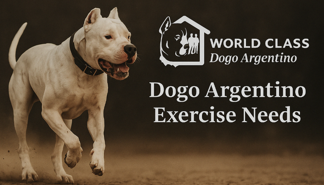 Dogo Argentino Exercise Needs: Keeping Your Dog Active and Happy